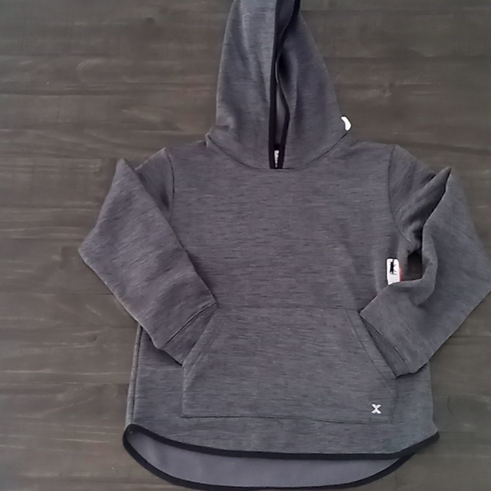 Excursion pullover  size 10-12 medium colored charcoal